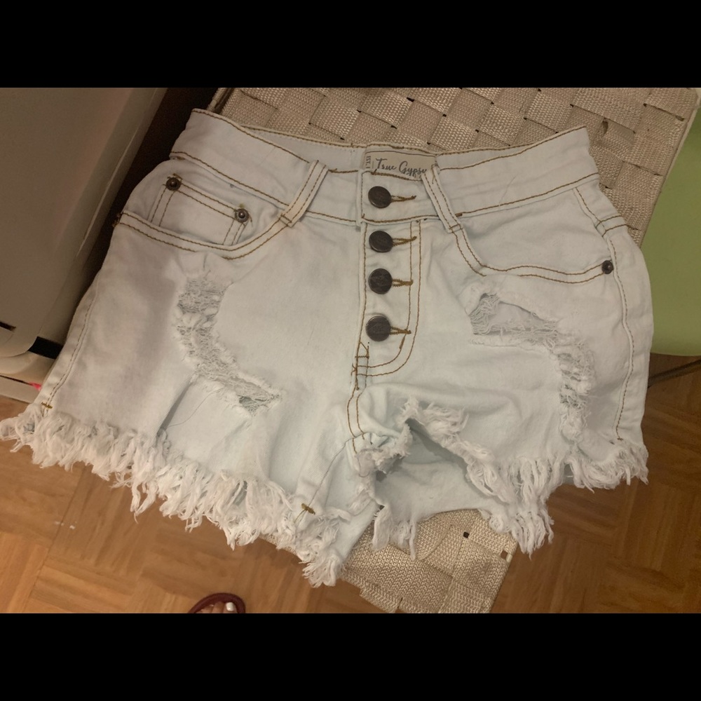 High waisted booty shorts
